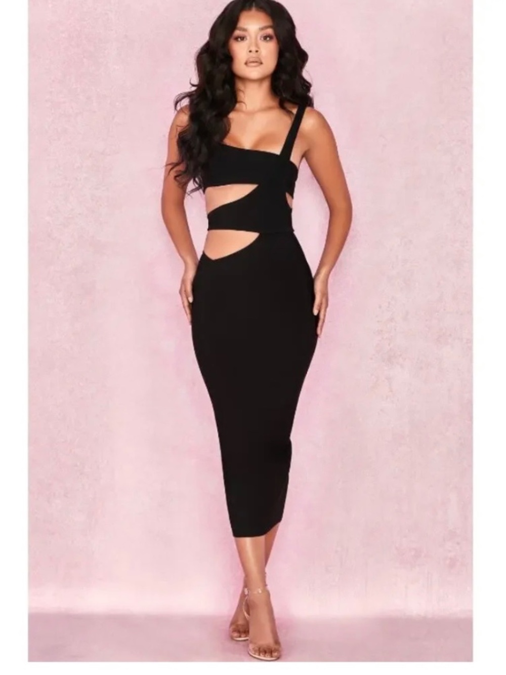 House of CB , black bodycon dress